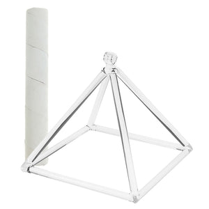 Root Chakra Quartz Crystal Singing Pyramid