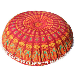 Oversized Mandala Floor Pillow Cover