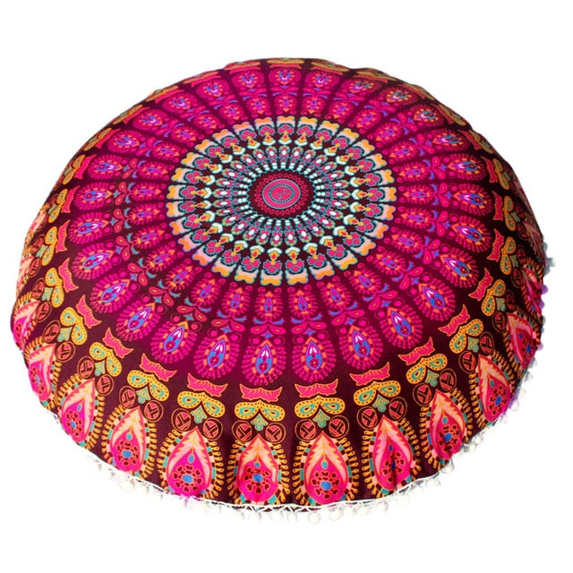 Oversized Mandala Floor Pillow Cover