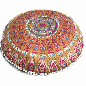 Oversized Mandala Floor Pillow Cover