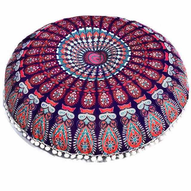 Oversized Mandala Floor Pillow Cover
