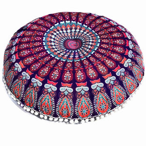 Oversized Mandala Floor Pillow Cover