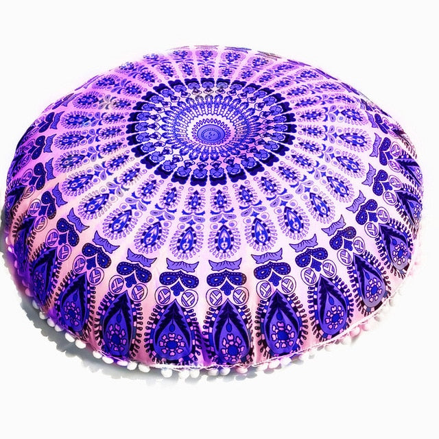 Oversized Mandala Floor Pillow Cover