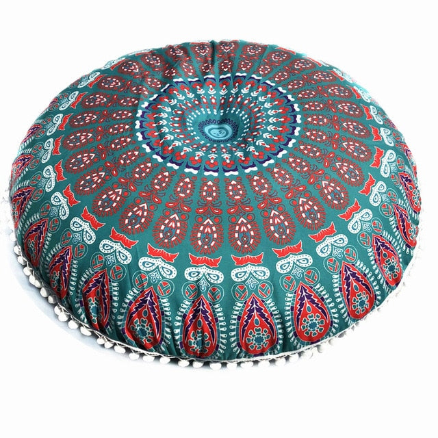 Oversized Mandala Floor Pillow Cover