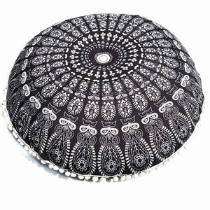 Oversized Mandala Floor Pillow Cover