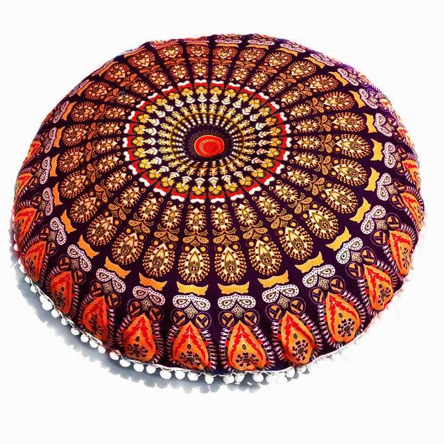 Oversized Mandala Floor Pillow Cover