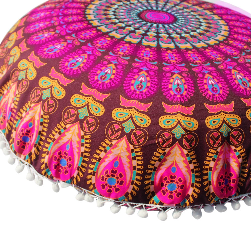 Oversized Mandala Floor Pillow Cover