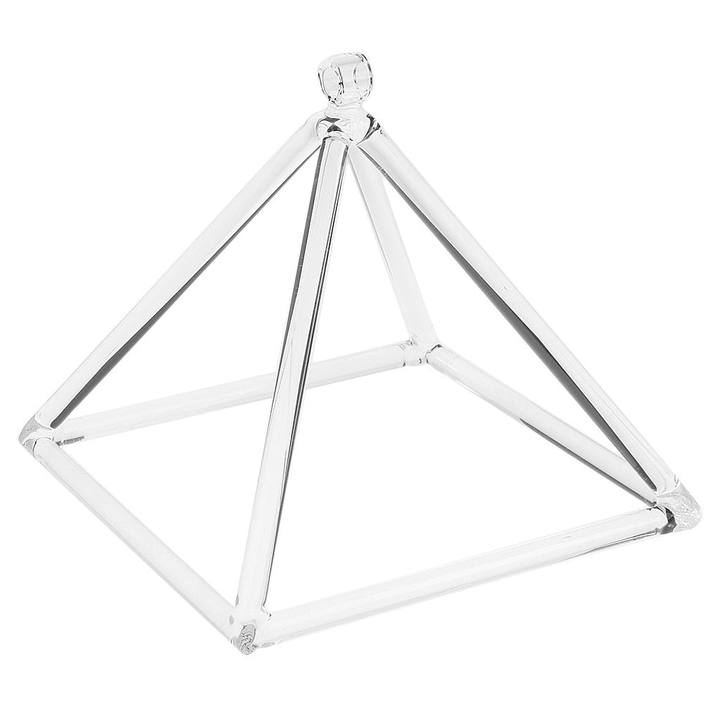Root Chakra Quartz Crystal Singing Pyramid