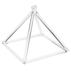 Root Chakra Quartz Crystal Singing Pyramid
