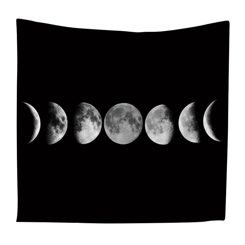 Moon Tapestry Wall Hanging