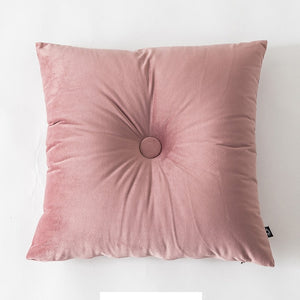 Handcrafted Soft Velvet Button Floor Cushion