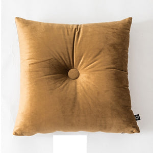 Handcrafted Soft Velvet Button Floor Cushion
