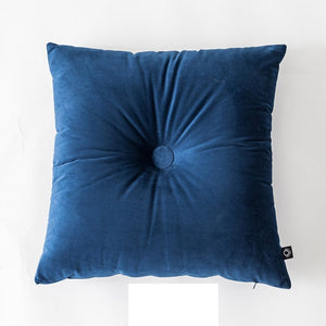 Handcrafted Soft Velvet Button Floor Cushion
