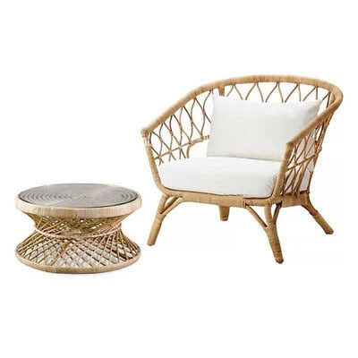 Rattan Chair with Cushion