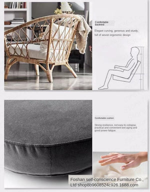 Rattan Chair with Cushion