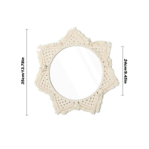 Bohemian Hand Made Macrame Mirror