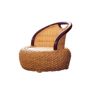 Japanese Handmade Rattan Legless Floor Chair