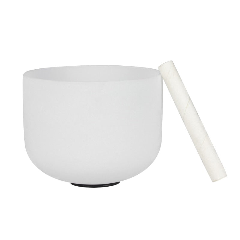 6 inch Frosted Quartz Singing Bowl