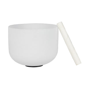 6 inch Frosted Quartz Singing Bowl