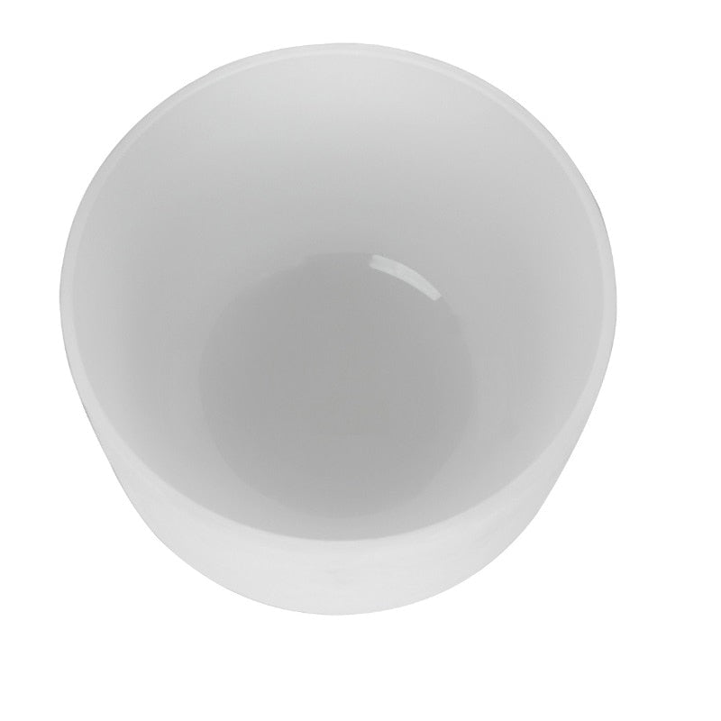 6 inch Frosted Quartz Singing Bowl